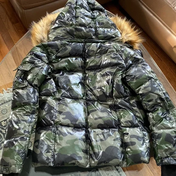 Puffer S13 Coat S13 New York Snowcat Down Puffer Jacket Faux